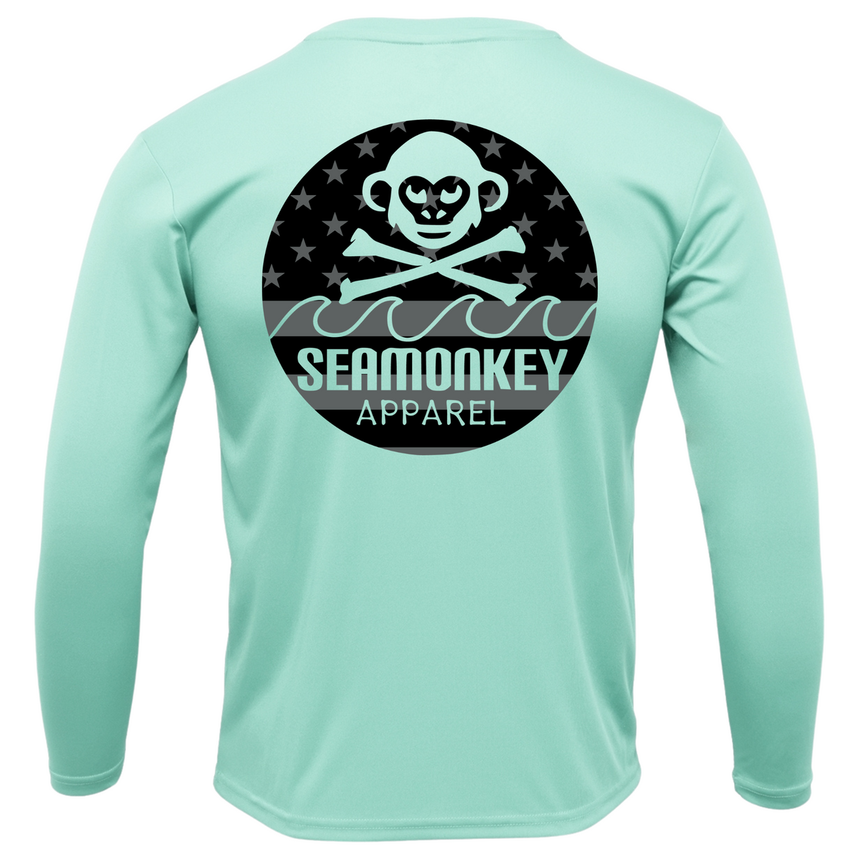 Patriotic Logo II L/S Performance Top – SeaMonkey Apparel